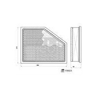 FILTR POWIETRZA BMW 5,7,X3,X4,X5,X7 07.16-
