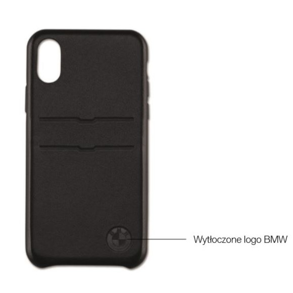 Etui na telefon BMW z kieszonkami na karty iPHONE X - 80292463179