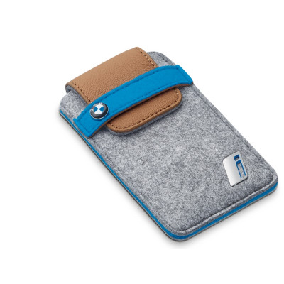 Etui na średni telefon BMWi colletion filc & skóra - 80282359292
