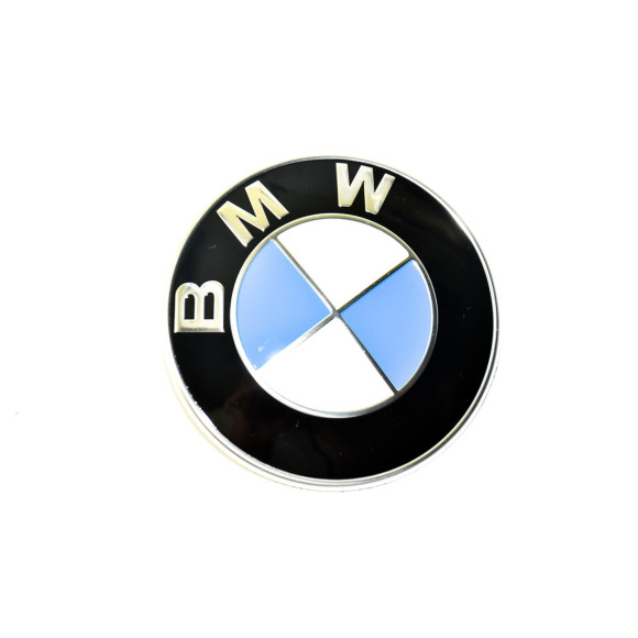 Emblemat przód lub tył BMW E30 E36 E46 E39 E60 E65 E53 E70 E87 E90 F01 F10 F07 G11 - 51148132375