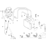 Elastyczny przewód hamulcowy przód BMW E46 Z4 316 318 320 323 330 - 34326766966