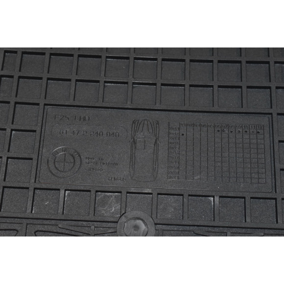 Dywaniki podłogowe Allweter czarne przód BMW F25 F26 X3 X4  - 51472458442