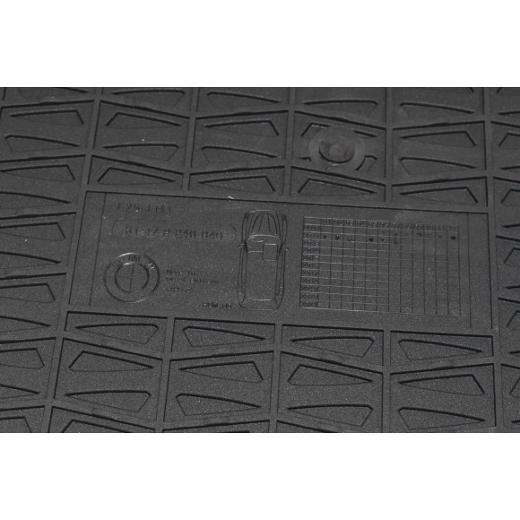 Dywaniki podłogowe Allweter czarne przód BMW F25 F26 X3 X4  - 51472458442