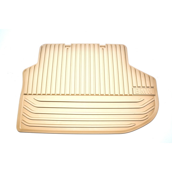 Dywaniki gumowe beżowe tył BMW F10 F10N F11 F11N 518 520 523 525 528 530 535 550 - 51472346787