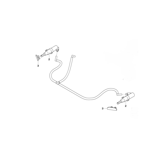 Dysza spryskiwacza reflektorów teleskopowa BMW E90 E91 E92 E93 316 318 320 323 325 328 330 335 M3 - 61677179311
