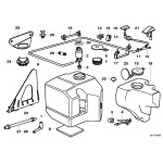 Dysza spryskiwacza maski BMW E36 Z3 316 318 320 323 325 328 M3 - 61601384859