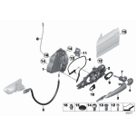 51217291410 Drążek uruchamiania w drzwiach rygiel przód prawy BMW F34 F34N 316 318 320 325 330 335 340 - 51217291410 - Części oryginalne BMW Łódź | Sklep internetowy BMW