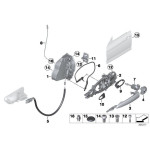 51217291410 Drążek uruchamiania w drzwiach rygiel przód prawy BMW F34 F34N 316 318 320 325 330 335 340 - 51217291410 - Części oryginalne BMW Łódź | Sklep internetowy BMW