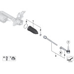 Drążek kierowniczy prawy BMW F80 F82 F83 F87 M2 M3 M4 - 32107849390