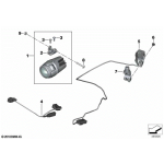 Dodatkowy reflektor led BMW K80 K72 K75 K71 K50 K51 K53 K54 K52 -  63179457322