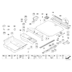 Osłona bagażnika krawędzi ładunkowej czarna BMW E70 E70N 30dX 35dX 35iX 40dX 40iX 50iX M50dX - 51476955000