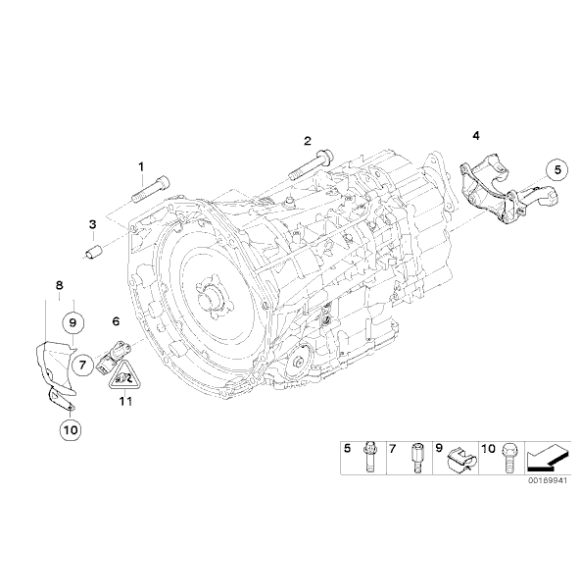 Czujnik impulsów wału korbowego BMW E31 E38 E38 E60 E64 E90 E92 E93 M3 M6 M5 M62 - 13627839138
