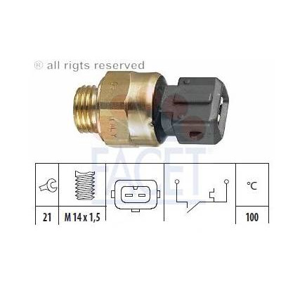 Czujnik temperatury wody BMW E34 E39 E38 E36 - 12632243815