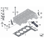Czujnik temperatury płynu chłodzącego BMW E87 E81 E90 E91 E60 F30 F01 F10 F07 X3 X5 - 13627797957