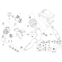 Przepływomierz BMW E36 compact E46 316i 318i E38 740d M67 - 13621433565