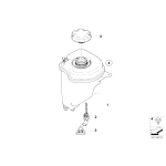 17137524812 Czujnik poziomu wody BMW E46 E39 X5 E60 E90 F01 F10 F07 X3 E87 E81 - 17137524812 - Części oryginalne BMW Łódź | Sklep internetowy BMW