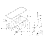 Czujnik poziomu oleju BMW E39 E38 728 523 520 528 prod. do 09.98r - 12617508002