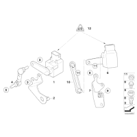 Czujnik zasięgu świateł ksenonowych BMW E39 E46 E60 E61 E65 X3 E83 X5 E53 Mini - 37146784697