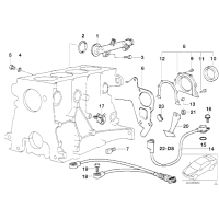 Czujnik impulsów wału korbowego BMW E36 318is M44 - 12141247622