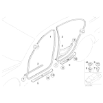 Spinka listwy progowej BMW E65 E66 730i 735i 740i 745i 750i 760i - 51477066416