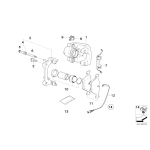 Czujnik klocków hamulcowych tył BMW Z4 2,0 2,2 2,5si 3,0 Z3 3,0si - 34356757896