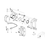Czujnik klocków hamulcowych - 34359058889