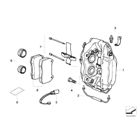 Czujnik klocków przód E38 - Oryginał BMW - 34351182064