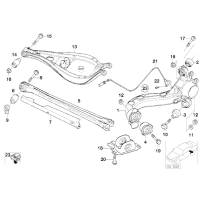 Czujnik ABS BMW E46 - 34521164652