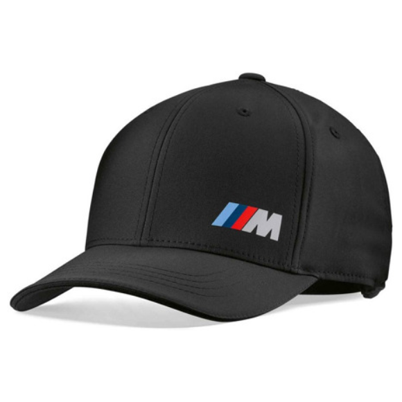 Czapka z daszkiem bejsbolówka BMW M czarna - 80162467729