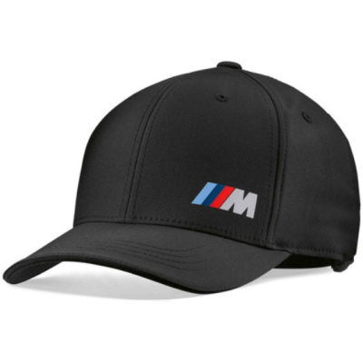 Czapka z daszkiem bejsbolówka BMW M czarna - 80162467729