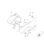 Nit rozprężny BMW E39 520 523 525 528 530 540 535 M5 E36 Cabrio 318 320 323 325 328 M3 - 51478166992