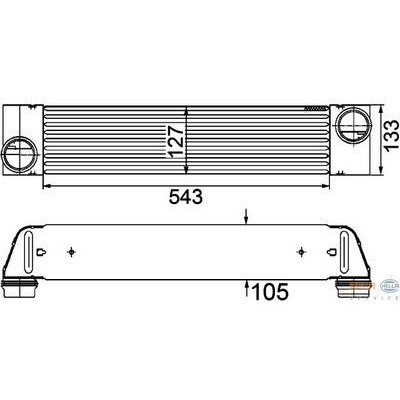 Chłodnica powietrza doładowującego BMW E60 E63 E65 - 17517791909