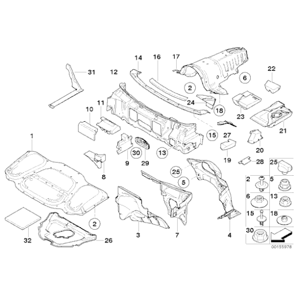 Nit rozprężny BMW E30 E31 E32 E34 E36 E38 E39 E46 E53 E60 E61 E63 E65 E70 E81 E87 E90 F10 F20 F26 F30 F36 MINI - 51481915964