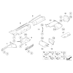 Izolacja termiczna wnęki koła tył lewa BMW E65 E66 730 740 735 745 750 760 - 51487065737