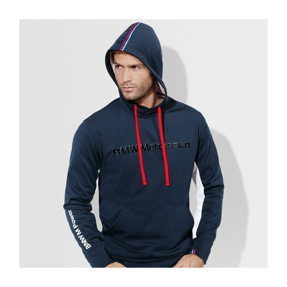 Bluza męska BMW Motorsport z kapturem S-XXL - 80302207876