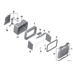 Blokada mocowanie kufra centralnego BMW K50 R1200 R1250GS - 77418523706