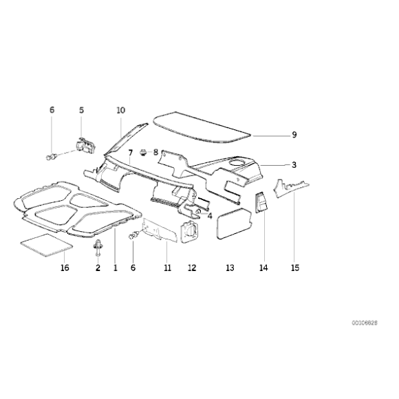 51488151438 Izolacja dźwiękowa pokrywy silnika wygłuszenia maski BMW E36 Coupe Cabrio 318is 318i 320i 323i 325i 328i M3 - 51488151438 - Części oryginalne BMW Łódź | Sklep internetowy BMW