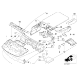 Izolacja dźwiękowa pokrywy silnika BMW E39 520 523 525 528 530 540 M5 - 51488159483