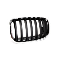 Atrapa nerka lewa chrom / czarna BMW E70 E71 E70N E72 X5 X6 30dX 40dX 35dX 35iX 50iX M - 51137157687