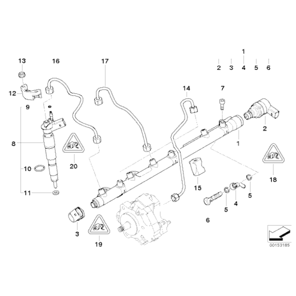 AT-Wtryskiwacz BMW E90 E60 E65 X3 X5 Diesel - 13537809193