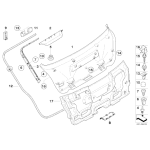 Zaczep BMW E46 Compact 316 318 320 325 - 51497041206