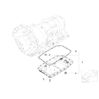 Miska filtr skrzyni BMW E60 E65 E90 525 530 535 540 550 330 335 730 740 - 24117571227