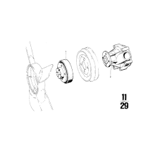 AT-Pompa wody BMW E12 E23 E24 E3 E9 525 528 530 728 730 732 733 630 633 635 - 11519070756