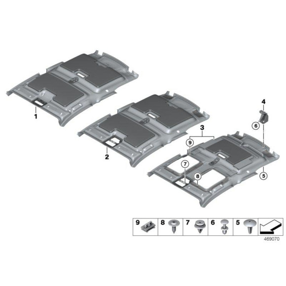 Nit rozprężny BMW E46 E61 E90 E92 F01 F25 F30 F31 MINI F55 R57 - 51498237075