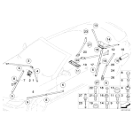 51617010593 Wspornik usztywnienie nadwozia przód BMW E60 E61 E63 E64 630 635 645 650 M6 520 525 528 530 535 540 545 550 M5 - 51617010593 - Części oryginalne BMW Łódź | Sklep internetowy BMW