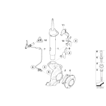 Amortyzator przód E90 E92 - Oryginał BMW - 31316786003