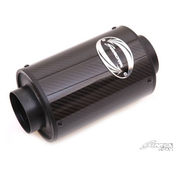 AIRBOX SIMOTA carbonowy z filtrem stożkowym. wymiary 200x130x70mm