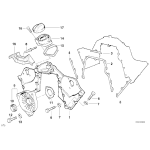 Uszczelka pokrywy rozrządu BMW E31 E32 E38 850 750 M70 M73 - 11141725780