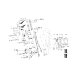 Uszczelka skrzyni łańcuchowej prawa BMW E12 E23 E24 E3 E32 E34 E9 525 528 530 535 728 730 733 732 730 735 - 11141726727