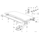 Uszczelka pokrywy bagażnika BMW E28 518 520 524 525 528 533 535 M5 M535i - 51711889473